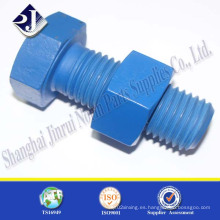 Perno hexagonal plateado PTFE de grado 5 de Asme